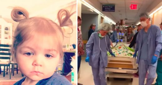 Hospital Staff Sing “Amazing Grace” To Terminally Ill Baby Girl As She Says ...