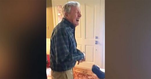 No One Can Find Grandpa’s Ringing Phone Even Though They Can Hear It On Him