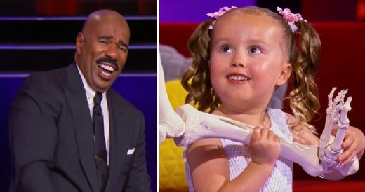 Intelligent Four-Year-Old Wows Steve Harvey With Her Advanced Anatomy Knowledge