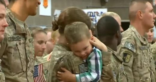 Toddler Ignores Ceremony Rules And Runs Up To His Army Mom After Not Seeing Her ...