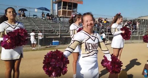 Young Cheerleader With Down Syndrome Doesn’t Let Anything Stop Her From Living...