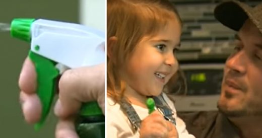 Little Girl Is Too Afraid To Sleep At Night So Dad Gets Her Anti-Monster Spray