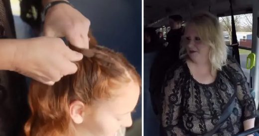 School Bus Driver Does Little Girl’s Hair Every Day Since Her Mom Passed Away ...