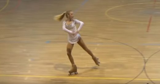 Young Roller Skater Gracefully Glides To Whitney Houston’s “I Will Always Lo...