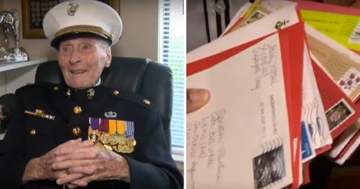 104-Year-Old Veteran Who Never Celebrated Valentine’s Day Receives 70,000 Love...