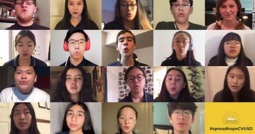 High School Choir Sing Together Via Video After Their Concert Was Cancelled