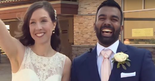 Couple Has Wedding Ceremony In Parking Lot During Pandemic