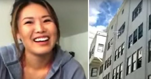 Woman Has 76 Neighbors Sing Happy Birthday To Her Fiance From Their Apartment Wi...