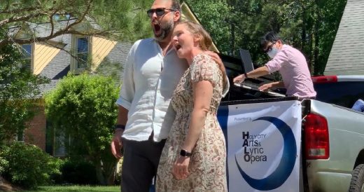 Driveway Opera Concerts Held Weekly Bring Neighborhood Together During Social Di...