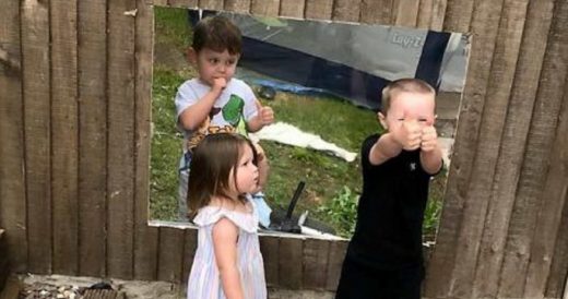 Next-Door Toddler Friends Can Now Play Again Thanks To Creative Mom’s Fence Wi...