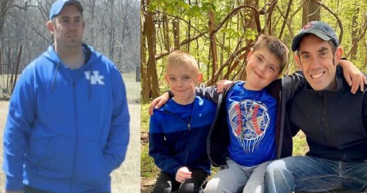 Dad Makes A Big Lifestyle Changes So He Can Run Around With His Twin Sons