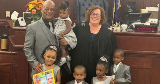 Single Father Adopts 5 Siblings Under The Age Of 5 After Fostering 30 Children