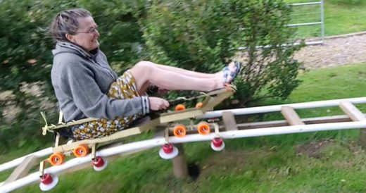 Uncle Builds Dream Roller Coaster In Backyard For His Nephew