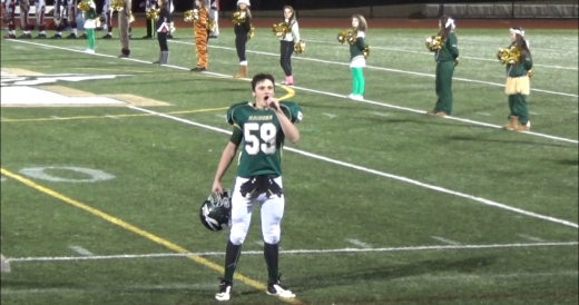 Talented 15-Year-Old Football Player Pulls Off An Impromptu Singing Performance