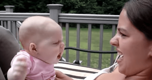 Baby Girl Entertains Everyone When She Growls Back At Her Auntie