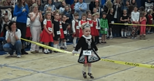 Dancing 3-Year-Old Performs At Her First Irish Jig Competition