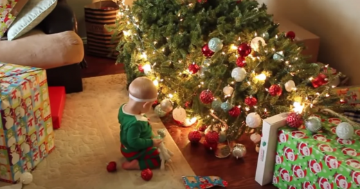 Parents Create Video Blog On The Reality Of Celebrating Christmas With A Baby