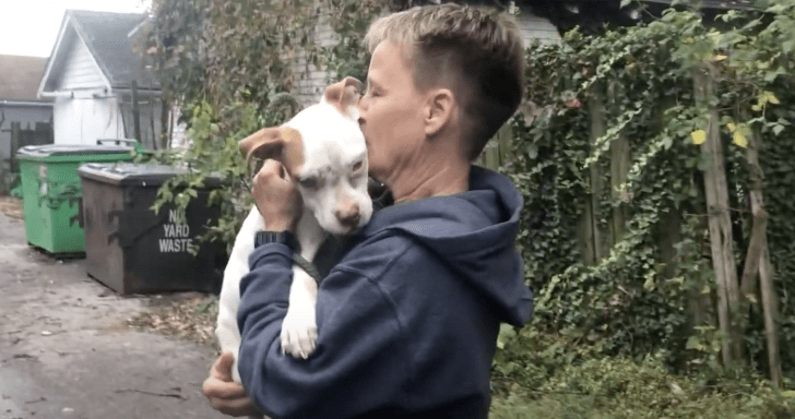 Abandoned Dog Found In Junk Pile Overjoyed To Be Rescued