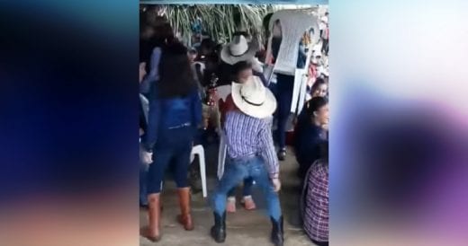 Little Cowboy Shows Off His Booty-Shaking Dance Moves At Party