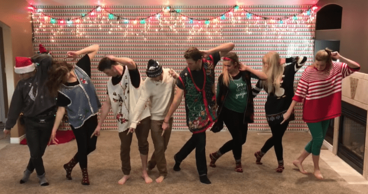 8 Siblings Create A Fantastic Dance Number For Their “Christmas Card” Tradit...