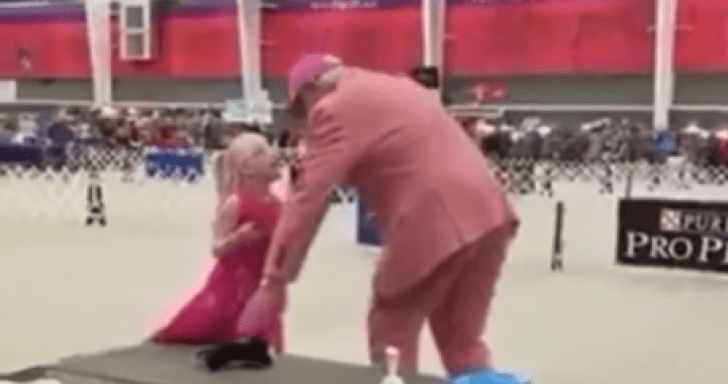 Little Girl With Autism Gets To Show Off Her Stuffed Puppy At Dog Show