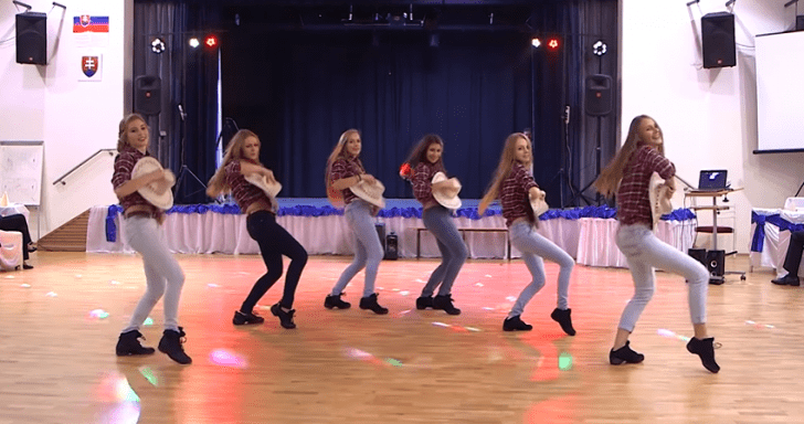 Dancing Cowgirls Move Along With A Country Song Mashup