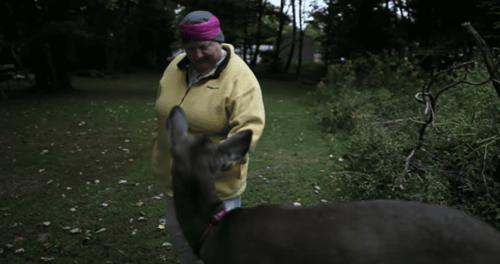 Woman With Cancer Forms Close Bond With Dying Deer