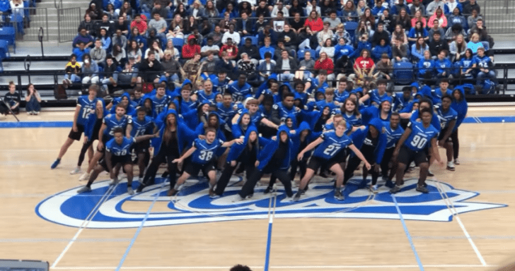 Moms And Their Sons Perform Homecoming Dance Number