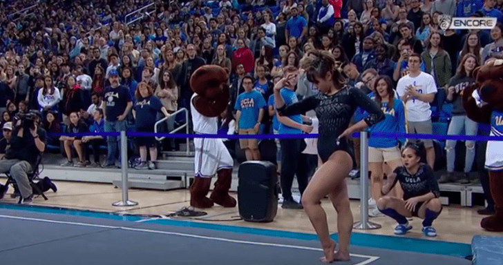 Gymnast Performs Michael Jackson Inspired Routine