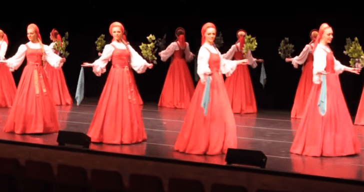 Enchanting Russian Dancers Float Across The Stage