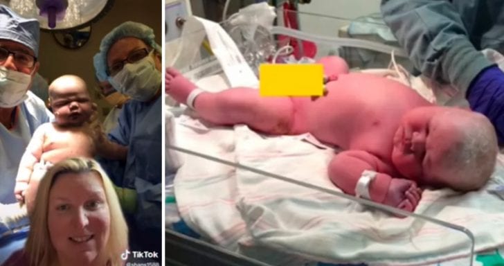 Mom Gives Birth To Baby The Size Of A Toddler