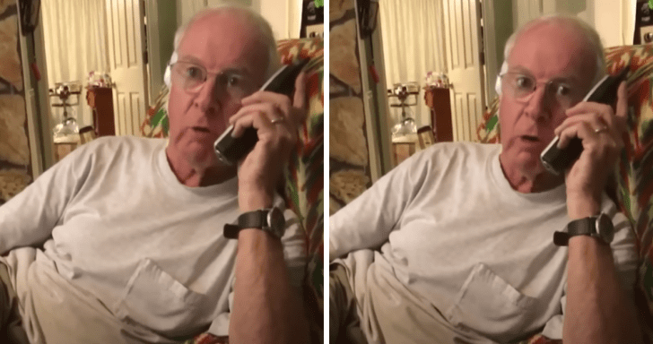 Grandpa Uses His Donald Duck Voice To Scare Away Telemarketer