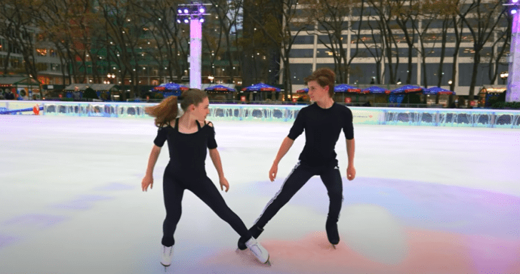 Ice-Skating Siblings Perform “Nothing Else Matters” Routine