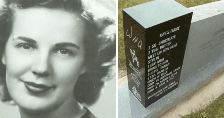 Woman’s Tombstone Has Her Signature Fudge Recipe Engraved