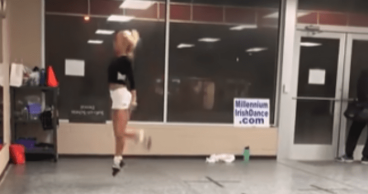 Woman Has Earned The Nickname “Irish Dancing Machine”