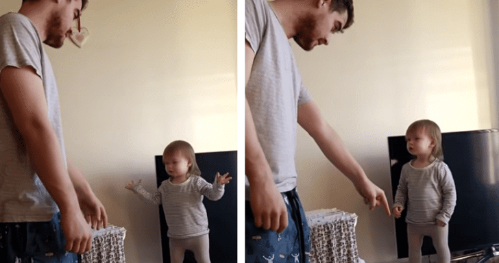 Dad And Daughter Have A Heated And Heartwarming Stand-Off