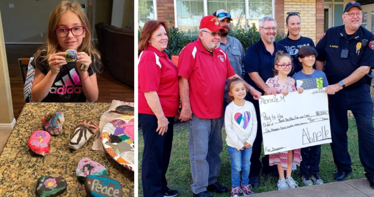 7-Year-Old Girl Raises $1,700 For Local First Responders