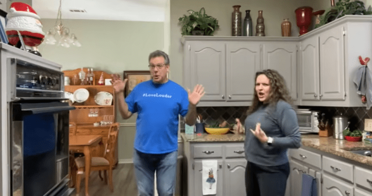 Goofy Dad And Daughter Dance To Stevie Wonder Song