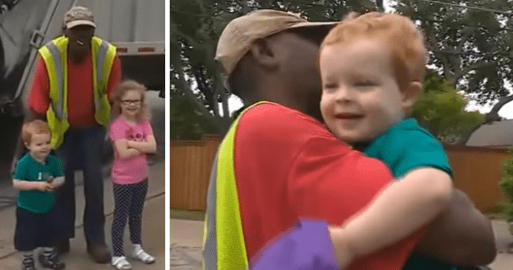 Two-Year-Old Boy Says Goodbye To His Best Friend The Garbage Man