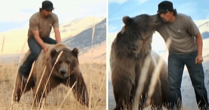 Animal-Lover Becomes Best Friends With Grizzly Bear