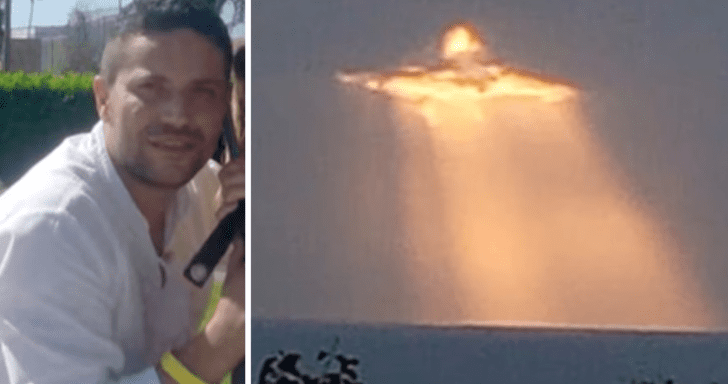 Italian Chef Spots Image Of Jesus In The Clouds