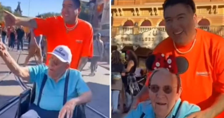 Generous TikToker Takes 100-Year-Old Veteran To Disneyland