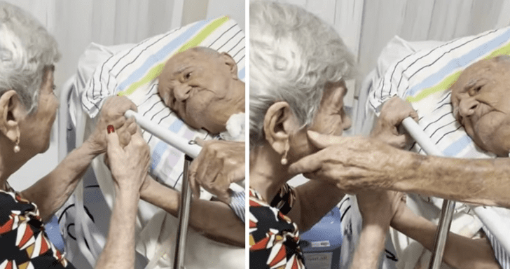 Loving Grandma Serenades Sick Husband With A Love Song