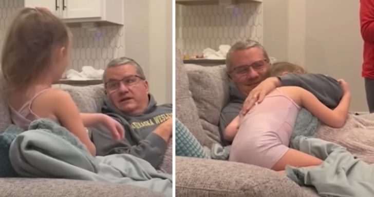 Sweet Granddaughter Asks Grandpa To Come With Her To The Valentine’s Day Dance