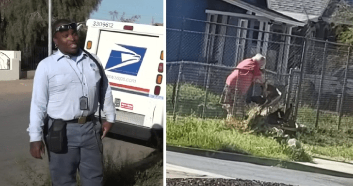 Concerned Postman Puts Out A Call To Help 81-Year-Old With Her Yard Work