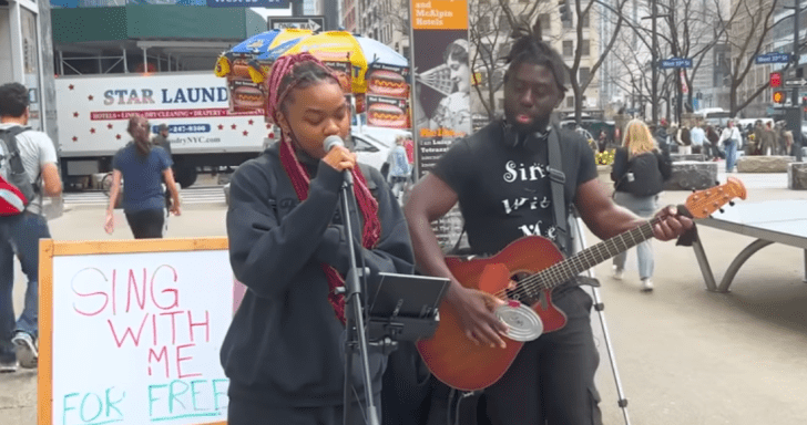 Nervous Girl Amazes Crowd With Her Impromptu Cover Of Adele’s “Set Fire To T...