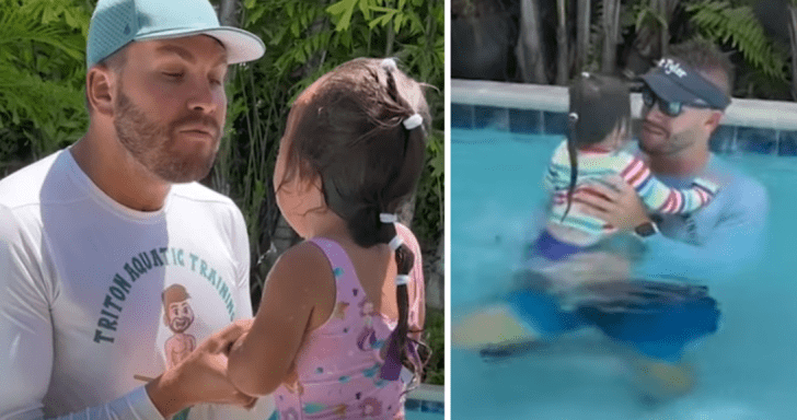 Brilliant Swim Instructor Calms His Students Down Using The “Mermaid Mantra”