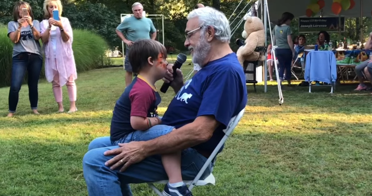 Sweet Grandpa Sings “What A Wonderful World” To Grandson With Down Syndrome