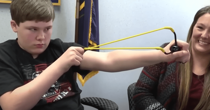 13-Year-Old Boy Saves Sister From Being Kidnapped Using A Slingshot