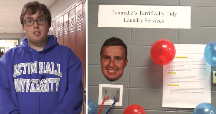 Senior High School Student Helps Bullied Schoolmates By Setting Up A Laundry Roo...